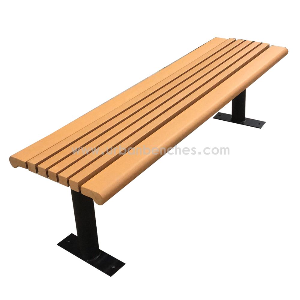  PC-MW-008 Metal+WPC Wood Park Chair