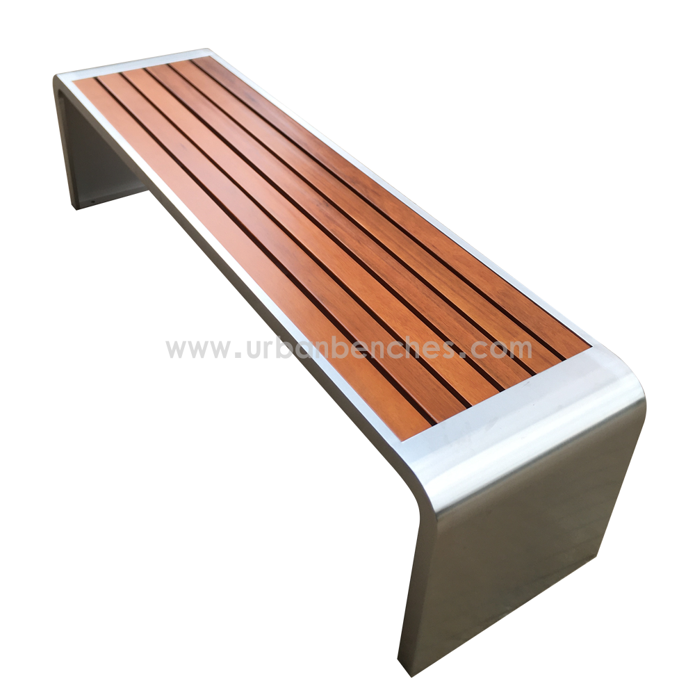  PC-MW-016 Metal+Solid Wood Park Chair