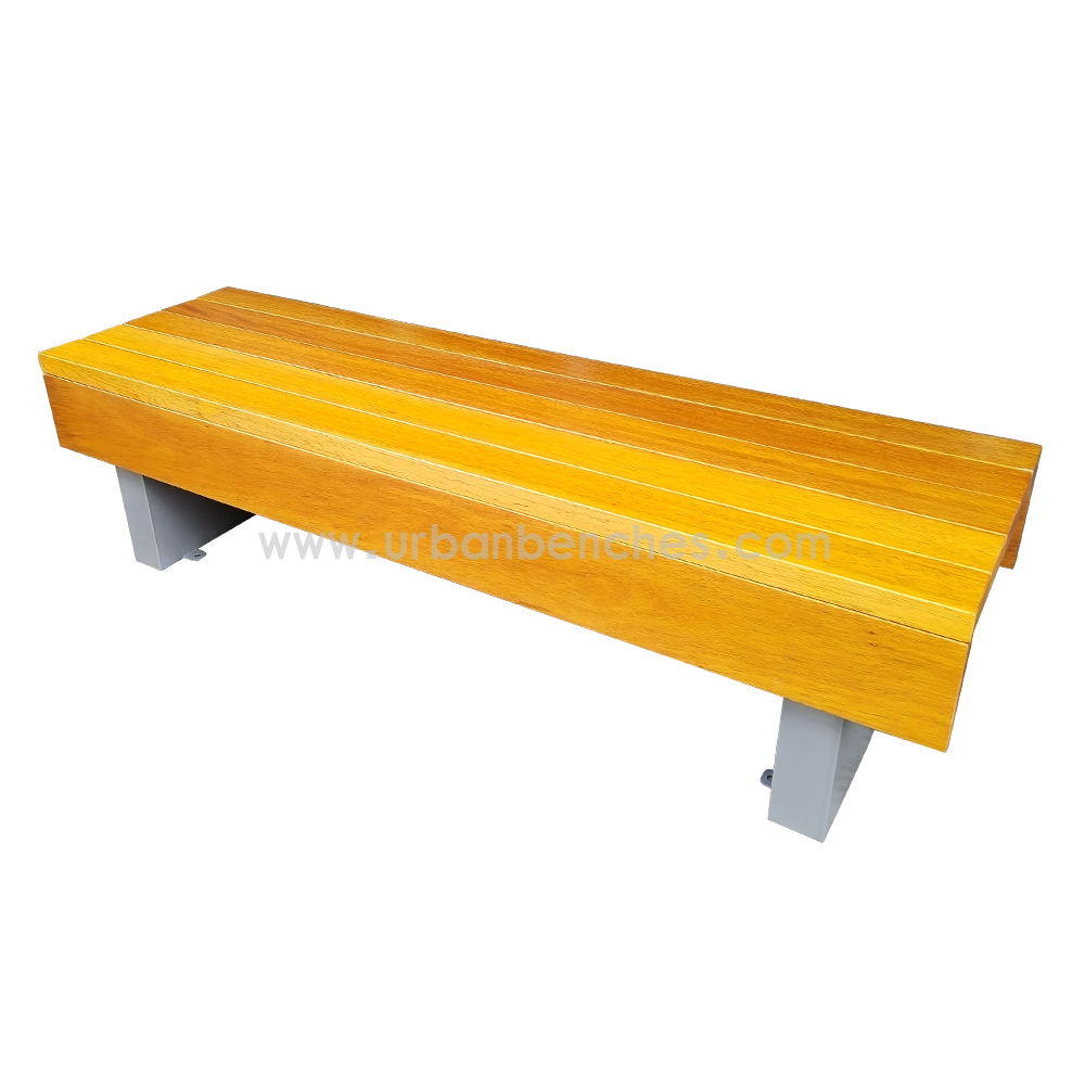 PC-MW-090 Metal+Solid Wood Park Chair