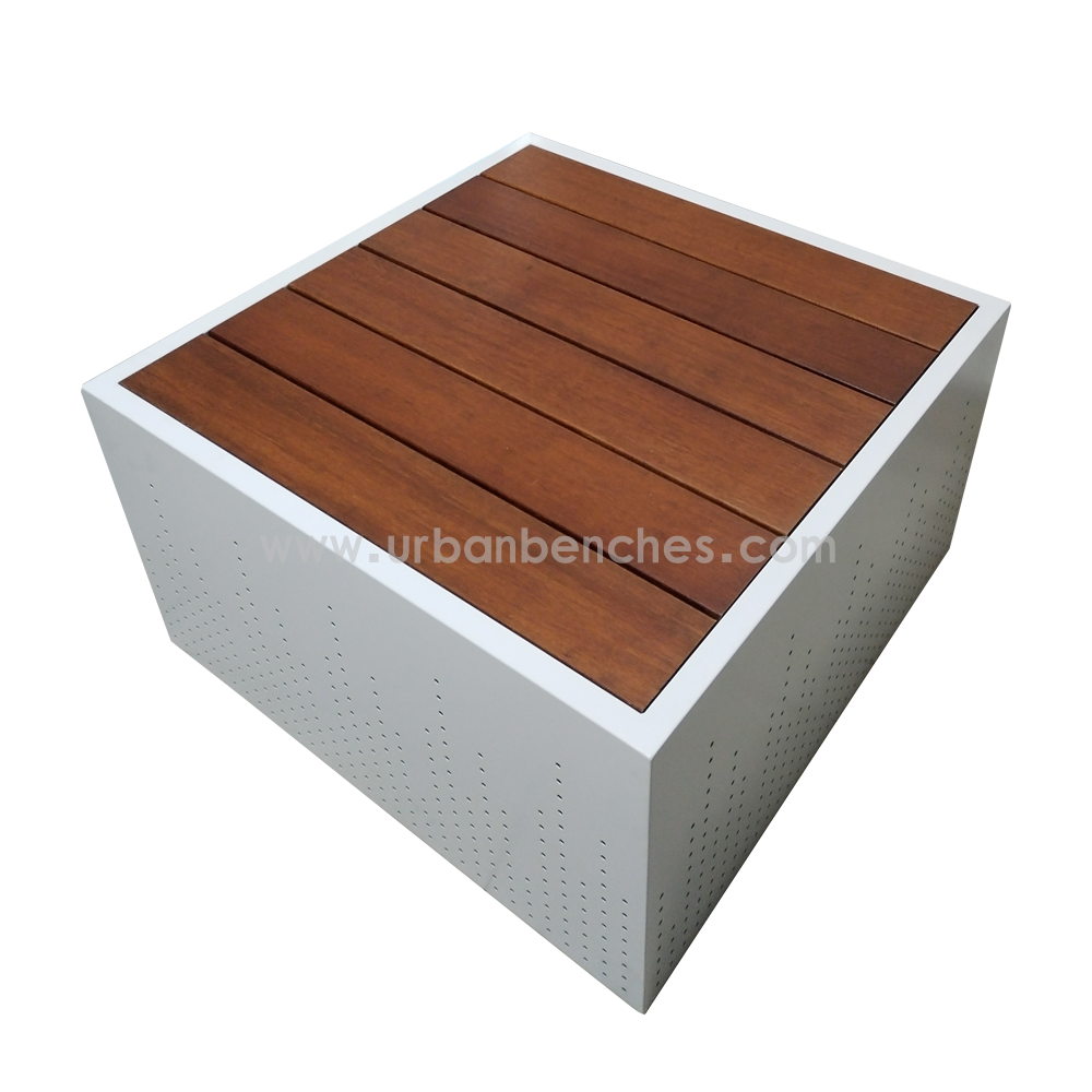 PC-MW-120 Metal+Solid Wood Park Chair