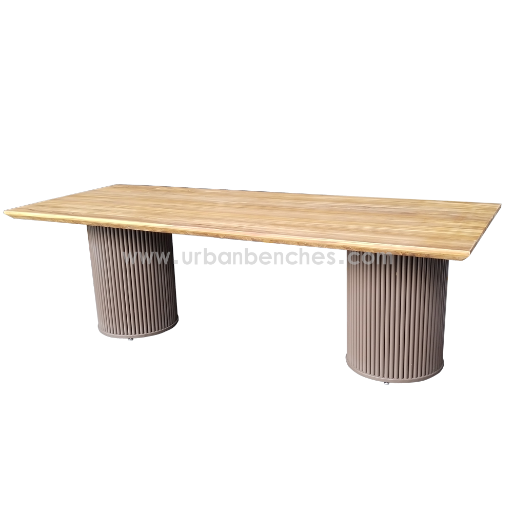 PC-MW-147 Metal+Solid Wood Park Chair