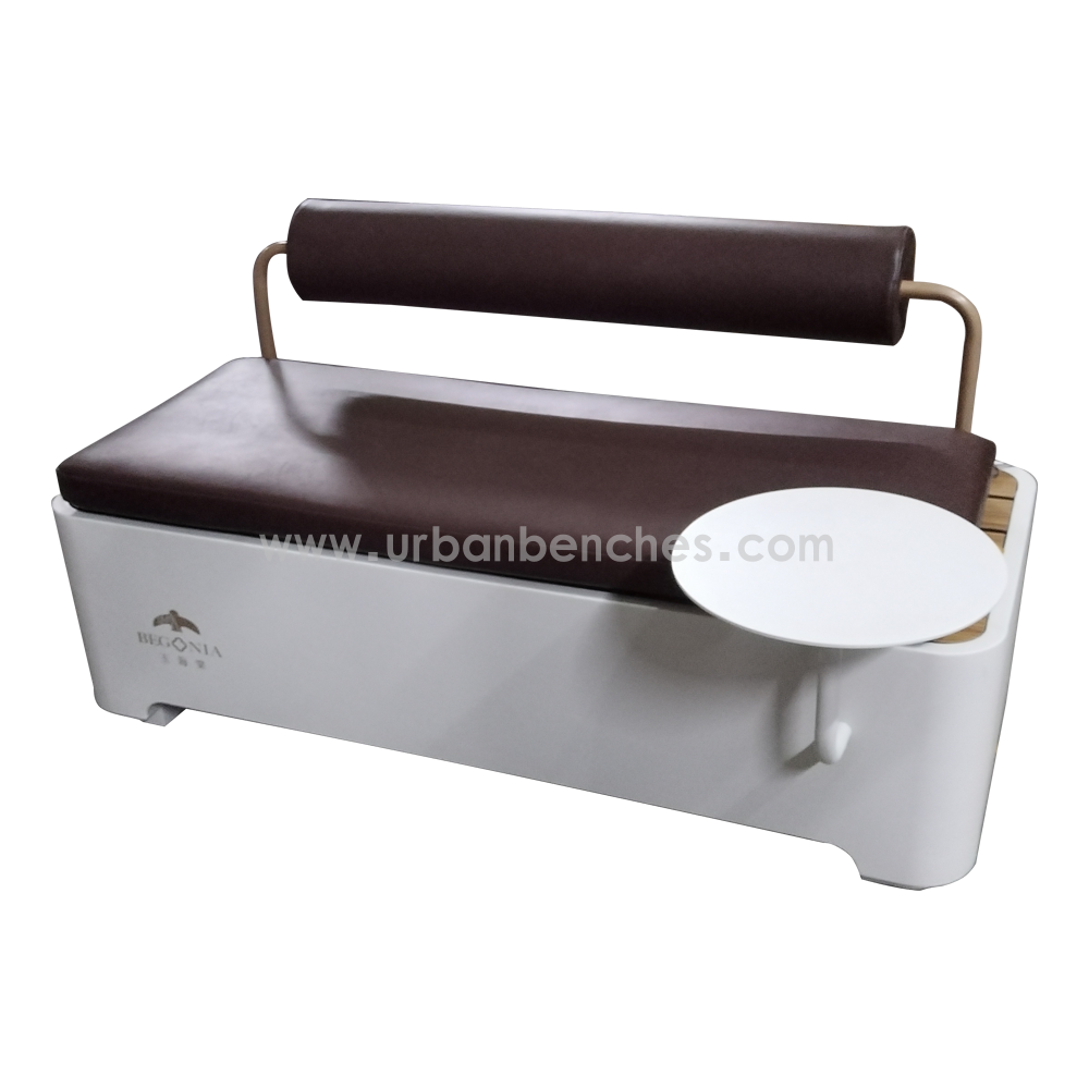  PC-MW-155 Metal+Solid Wood Park Chair
