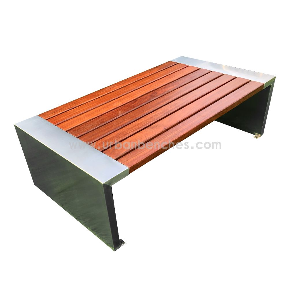 PC-MW-180 Metal+Solid Wood Park Chair