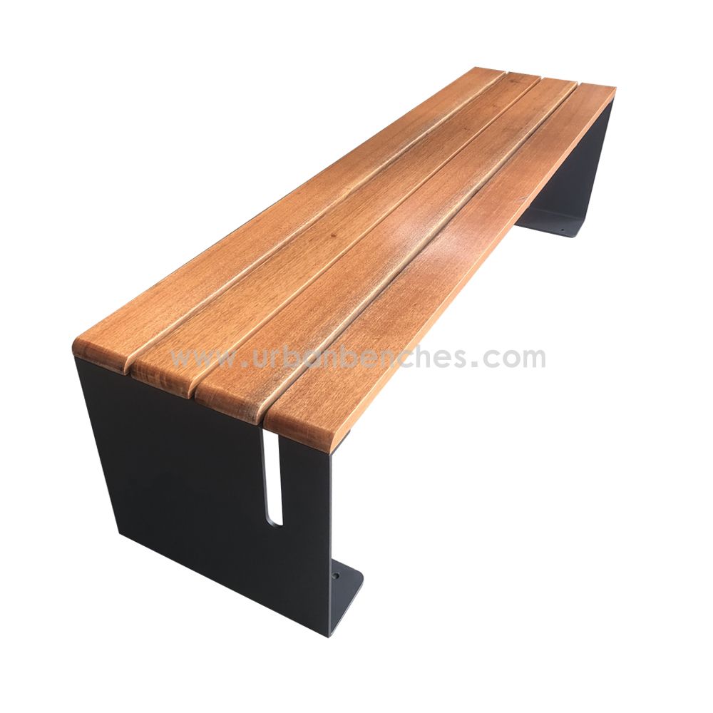  PC-MW-199 Metal+Solid Wood Park Chair