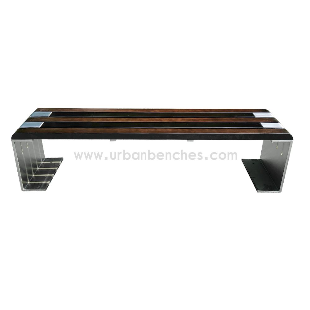 PC-MW-185 Metal+Solid Wood Park Chair  