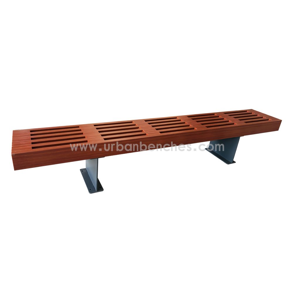 PC-MW-214 Metal+Solid Wood Park Chair