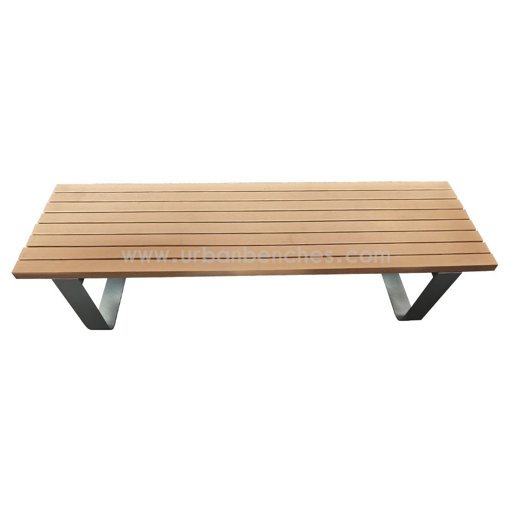PC-MW-217 Metal+Solid Wood Park Chair