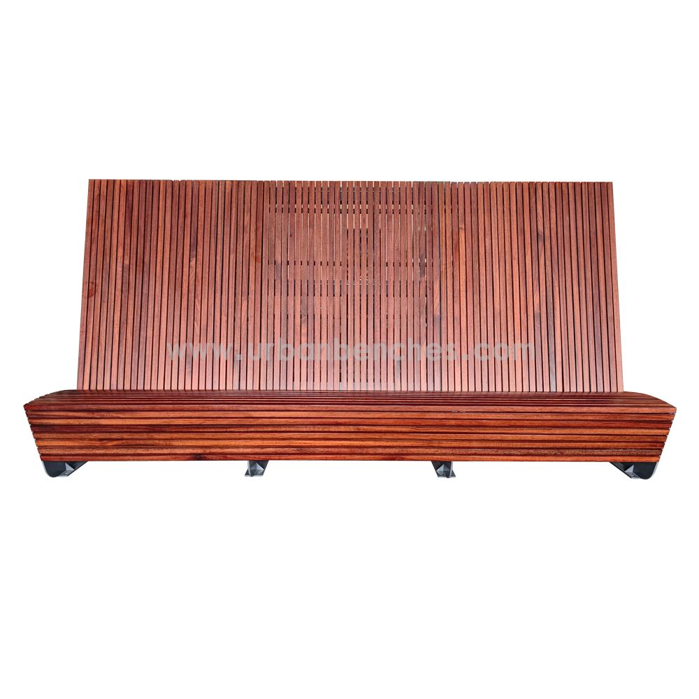 PC-MW-228 Metal+Solid Wood Park Chair  